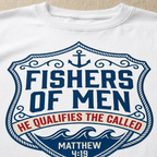 Fishers of Men Shirt Matthew 4:19 Christian T-Shirt