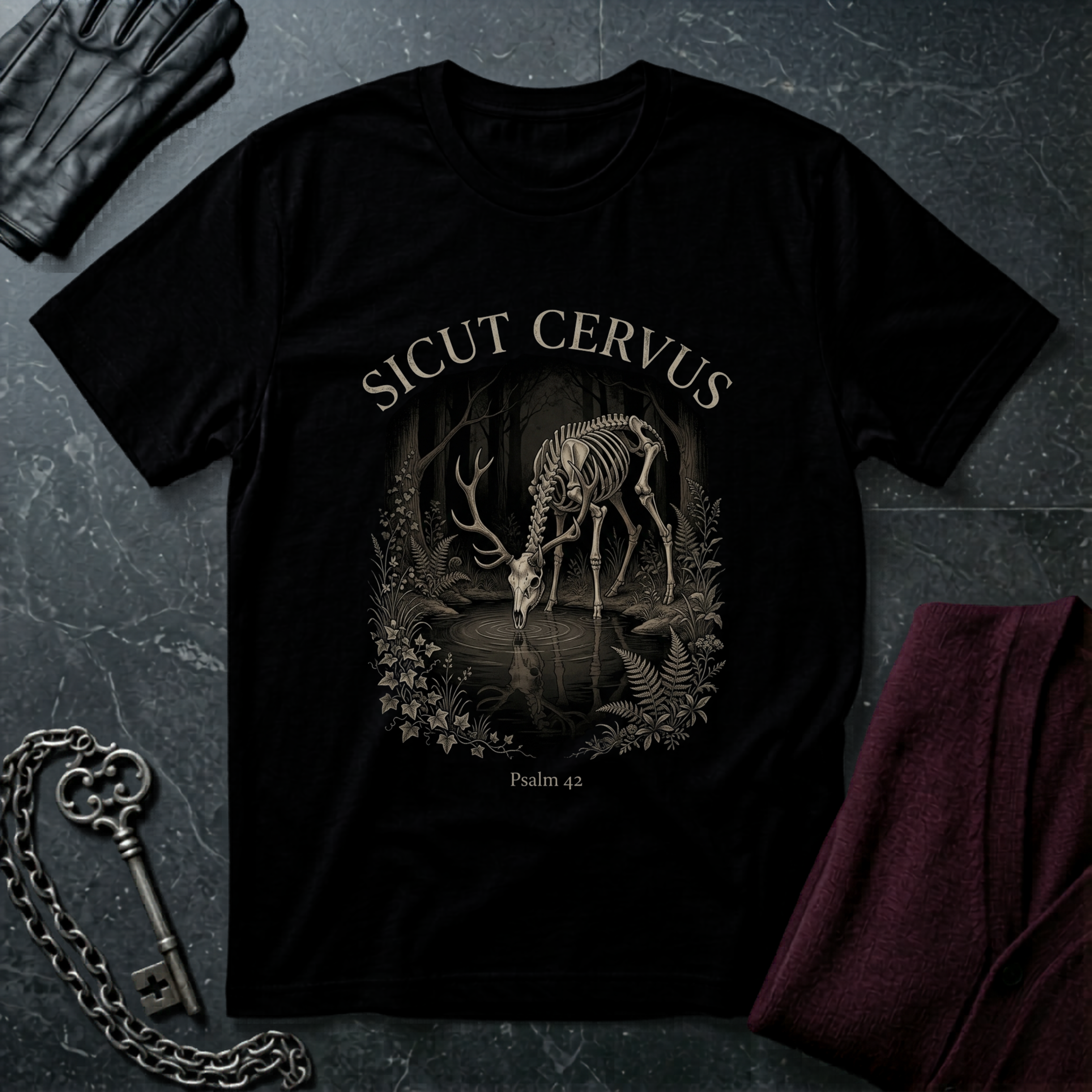 Sicut Cervus Christian Shirt