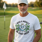 I Need A Miracle On Every Green Golf Shirt