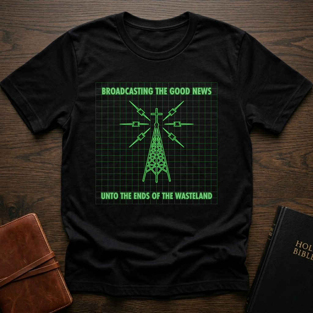 Post-Apocalyptic Broadcast Faith T-Shirt