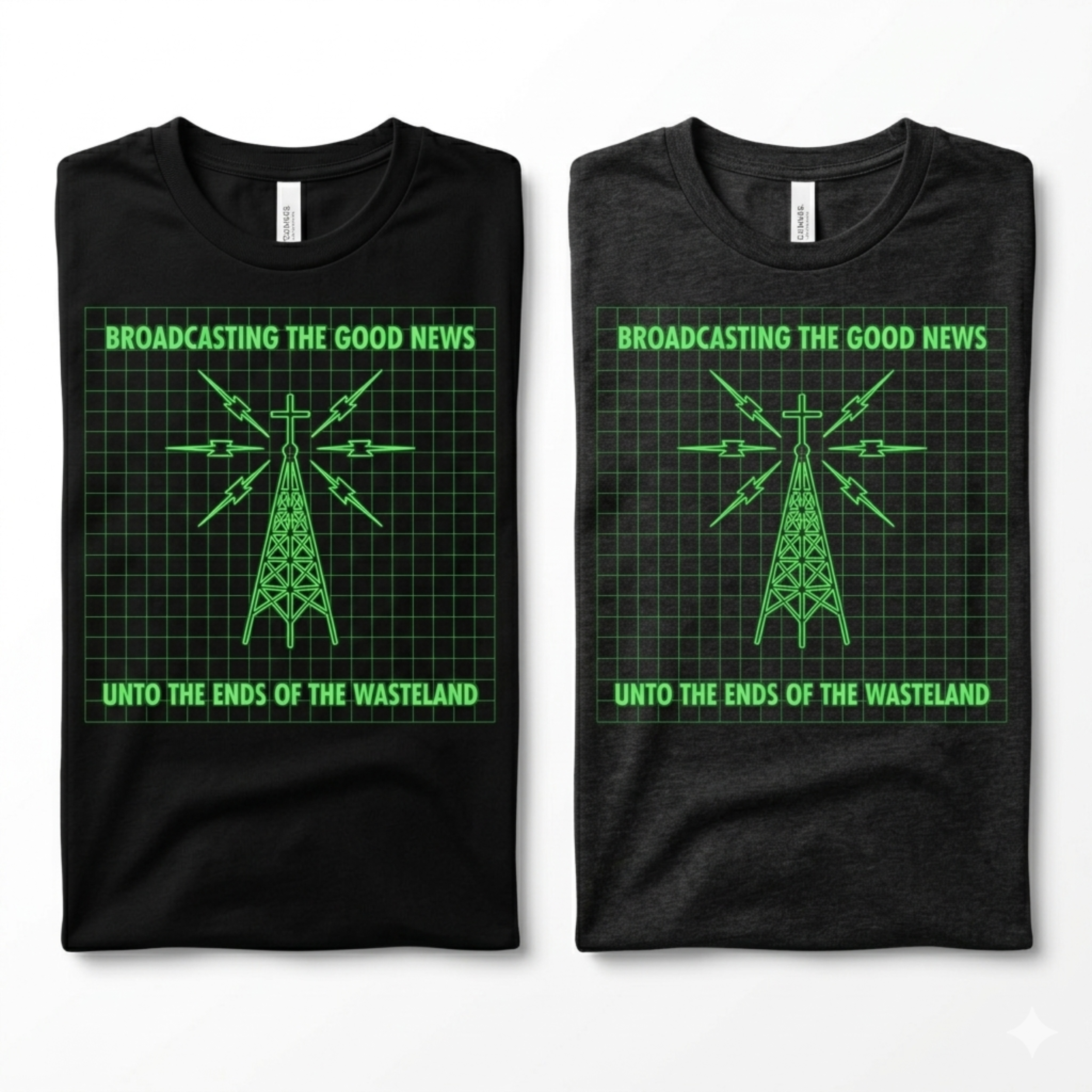 Post-Apocalyptic Broadcast Faith T-Shirt