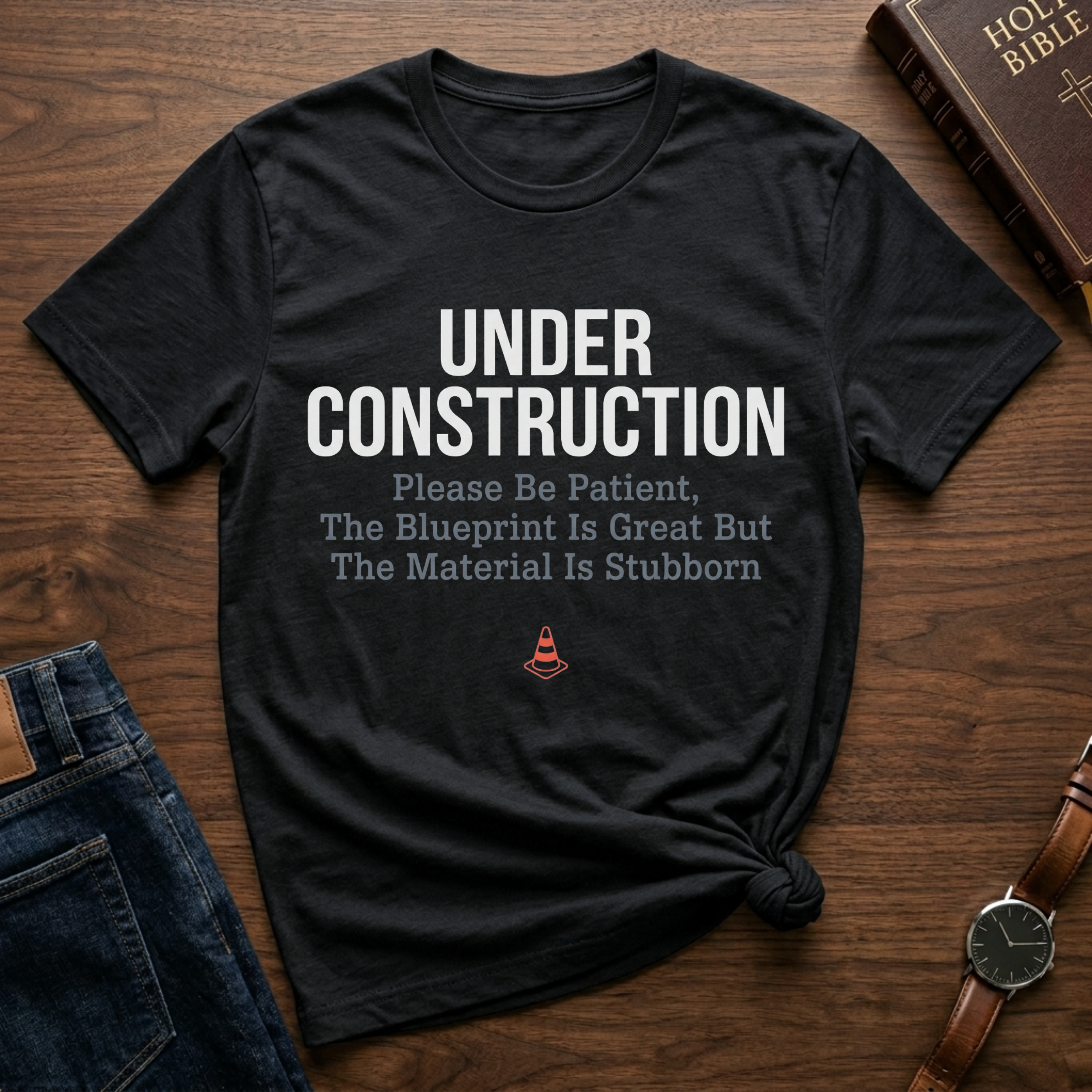 Under Construction Christian Humor T-Shirt