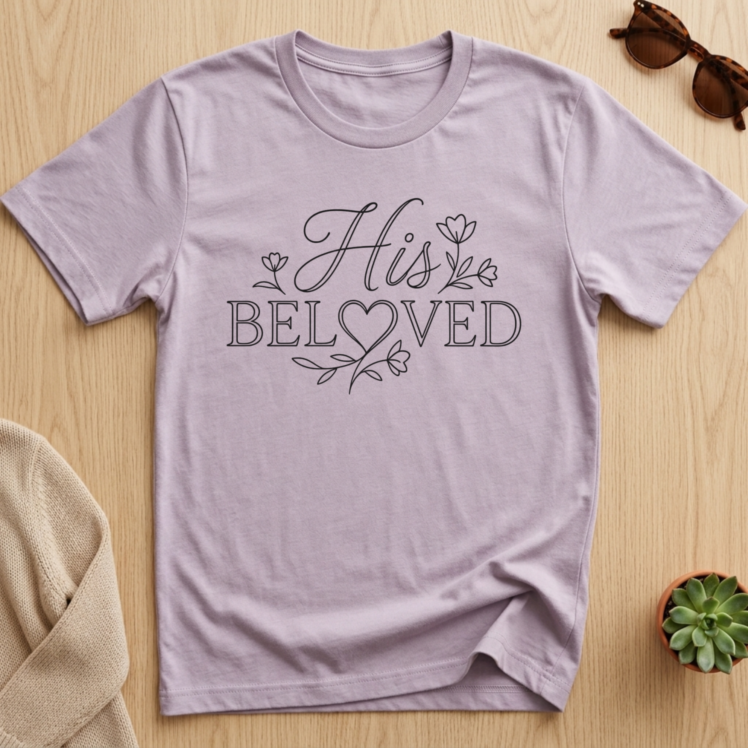 His Beloved Christian Shirt for Women