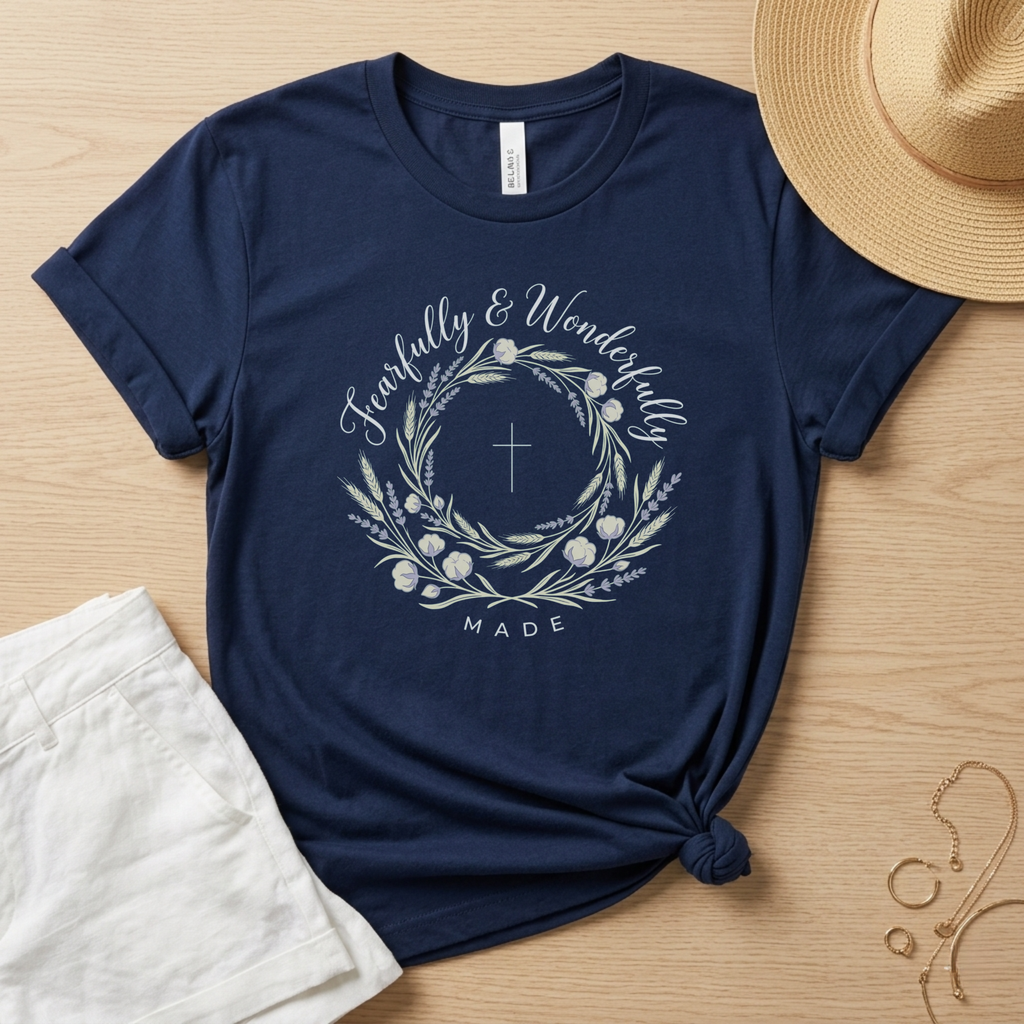 Fearfully and Wonderfully Made Christian T-Shirt