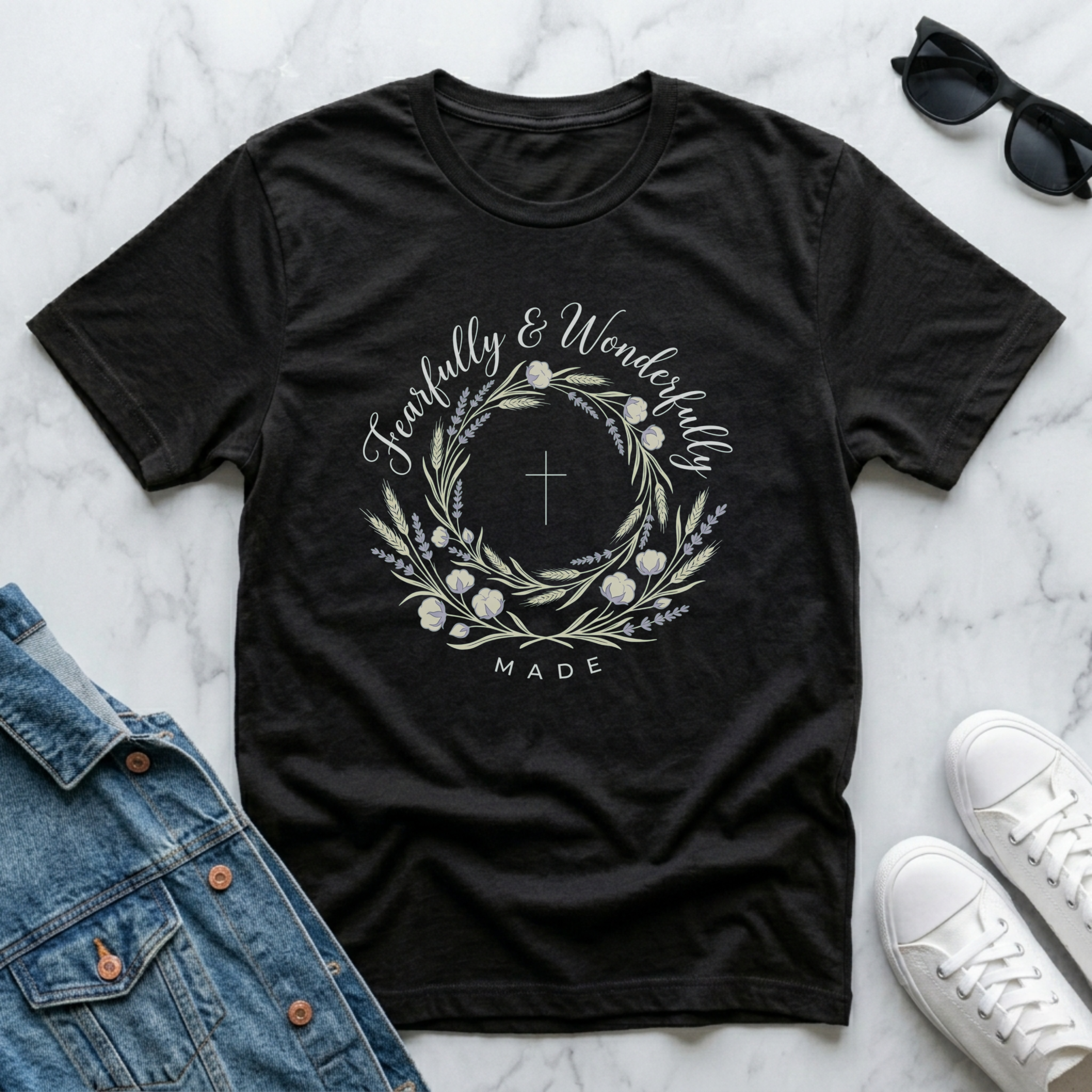Fearfully and Wonderfully Made Christian T-Shirt