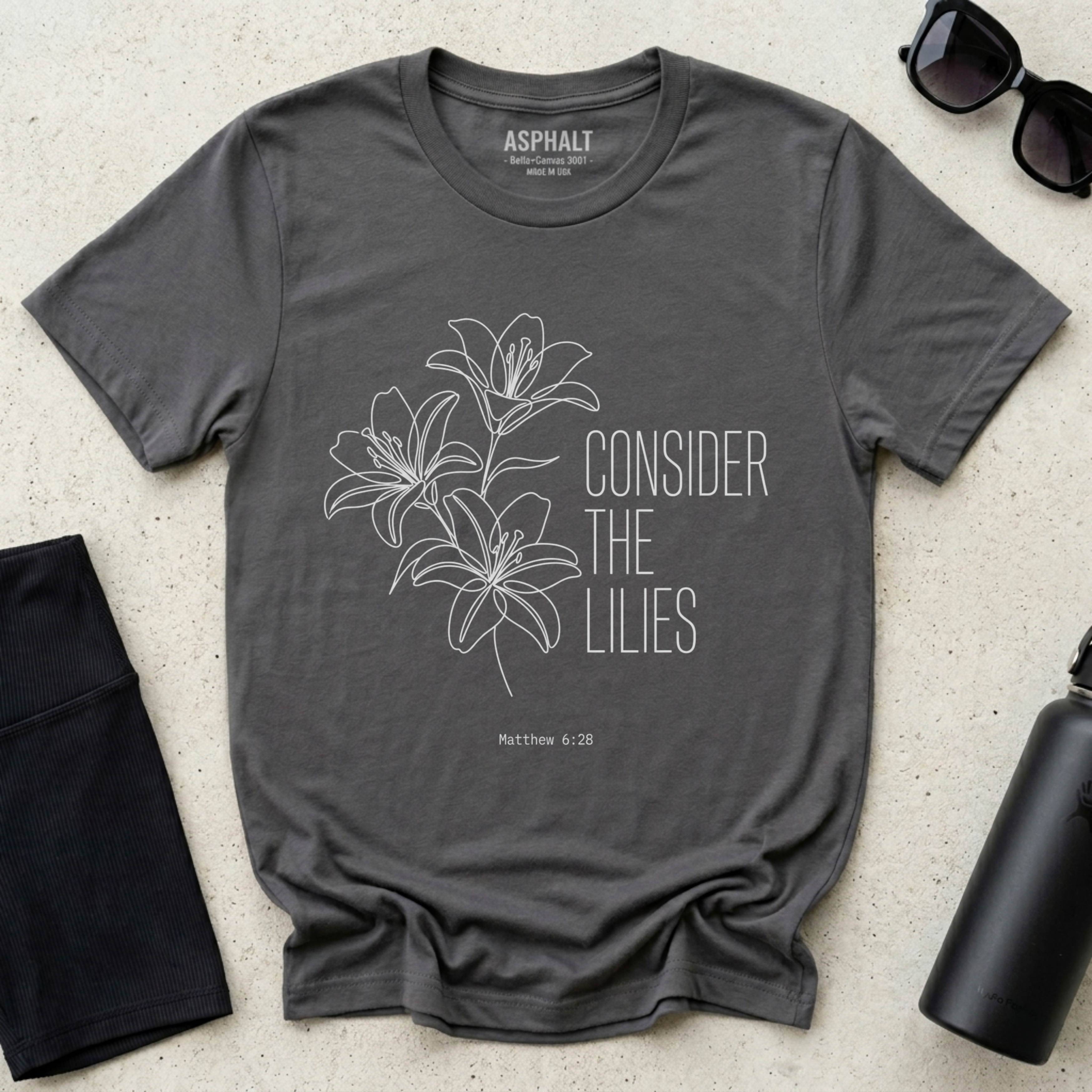 Consider the Lilies Christian Shirt