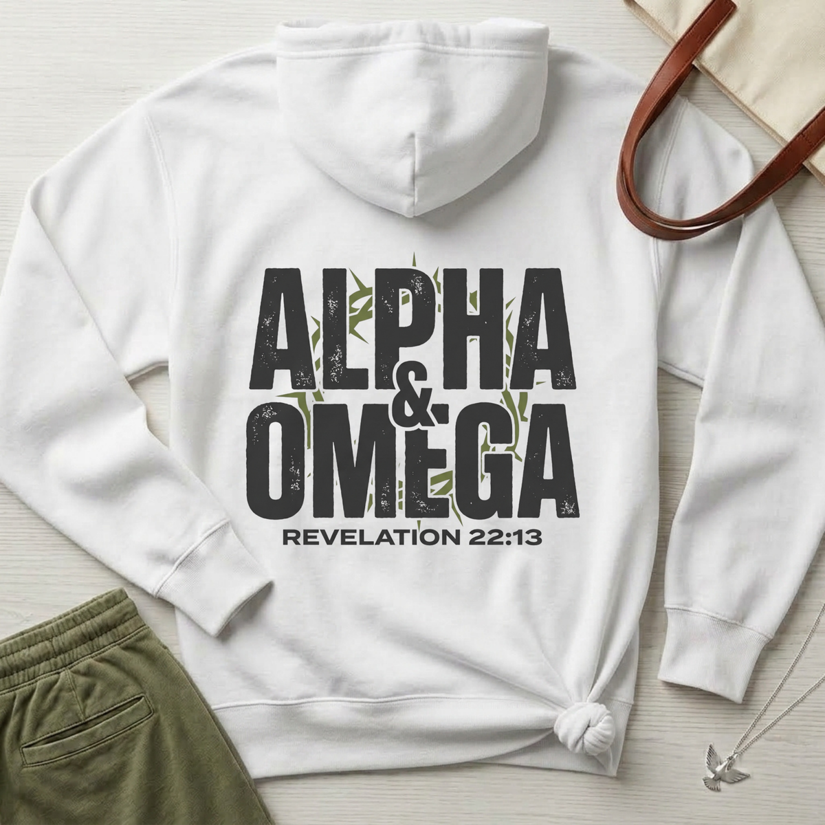 Alpha & Omega Christian Hoodie