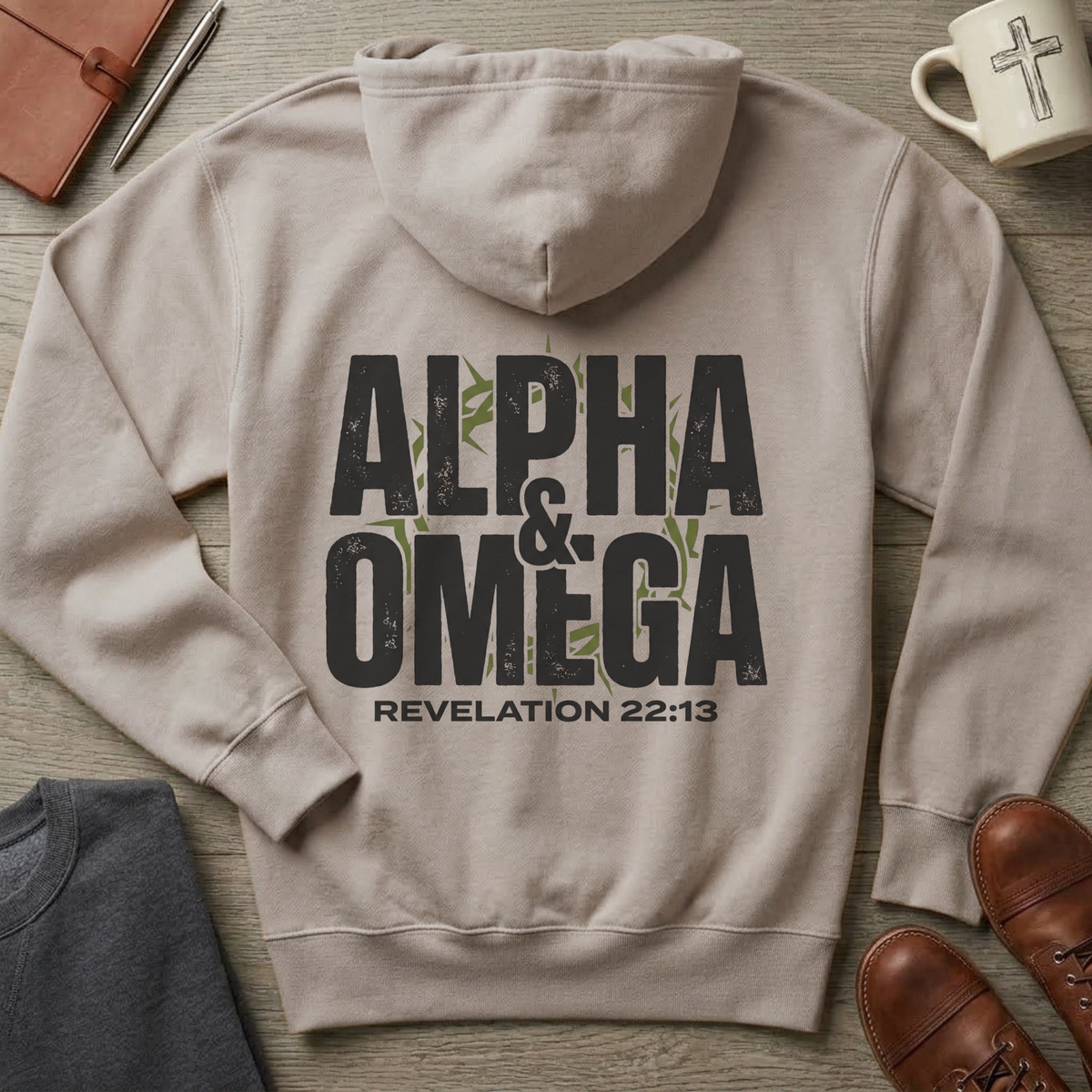 Alpha & Omega Christian Hoodie