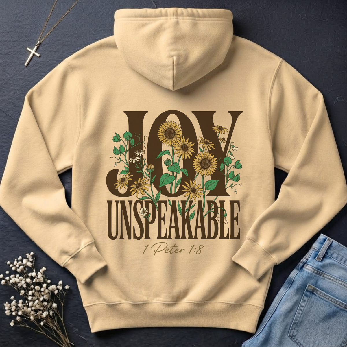 Joy Unspeakable Christian Hoodie