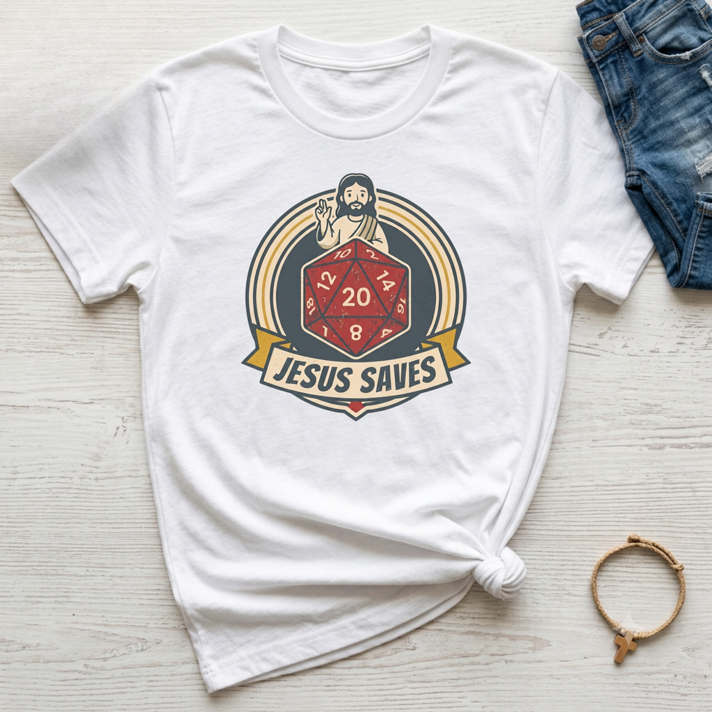 Jesus Saves Gamer Kids Shirt