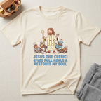 Jesus the Cleric Christian Gamer Kids Shirt