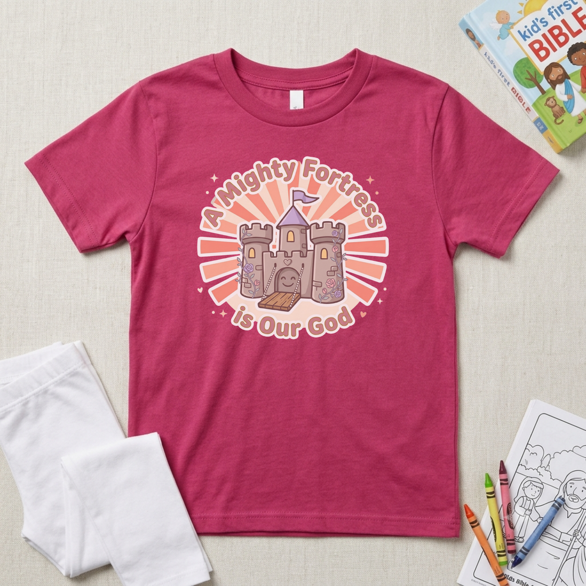 A Mighty Fortress Kids T-Shirt