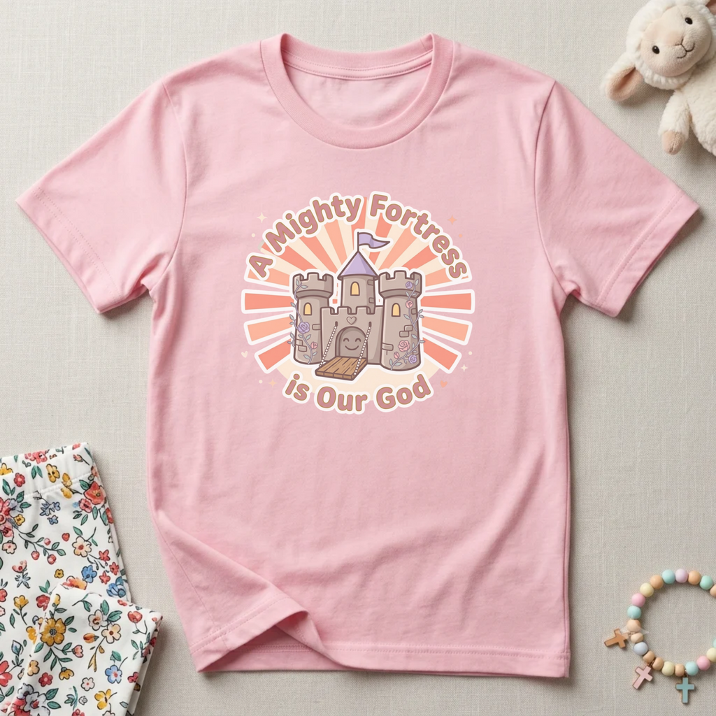 A Mighty Fortress Kids T-Shirt