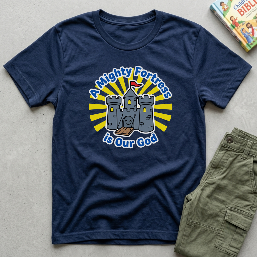 A Mighty Fortress Kids T-Shirt