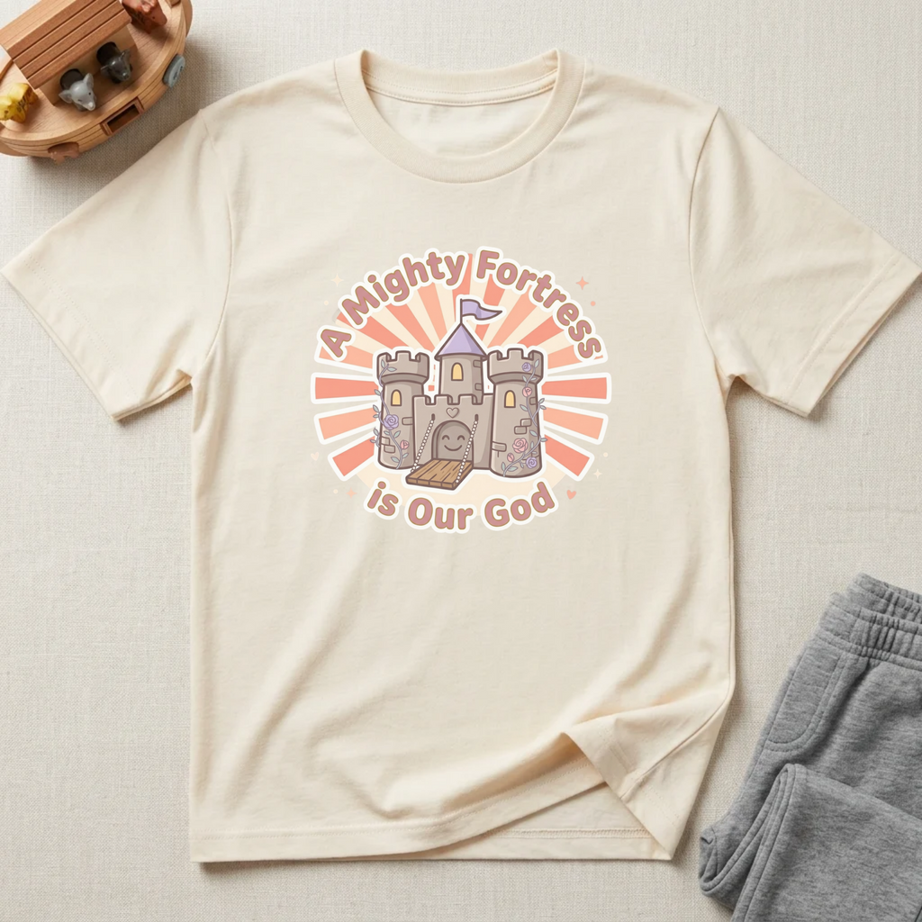 A Mighty Fortress Kids T-Shirt