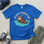 Otterly Loved by God Kids Christian T-Shirt