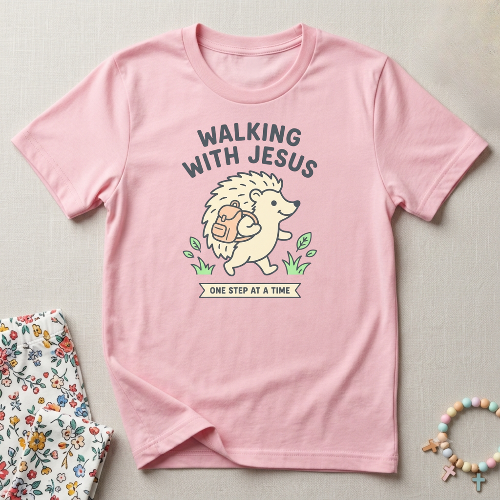 Kids Walking With Jesus Shirt