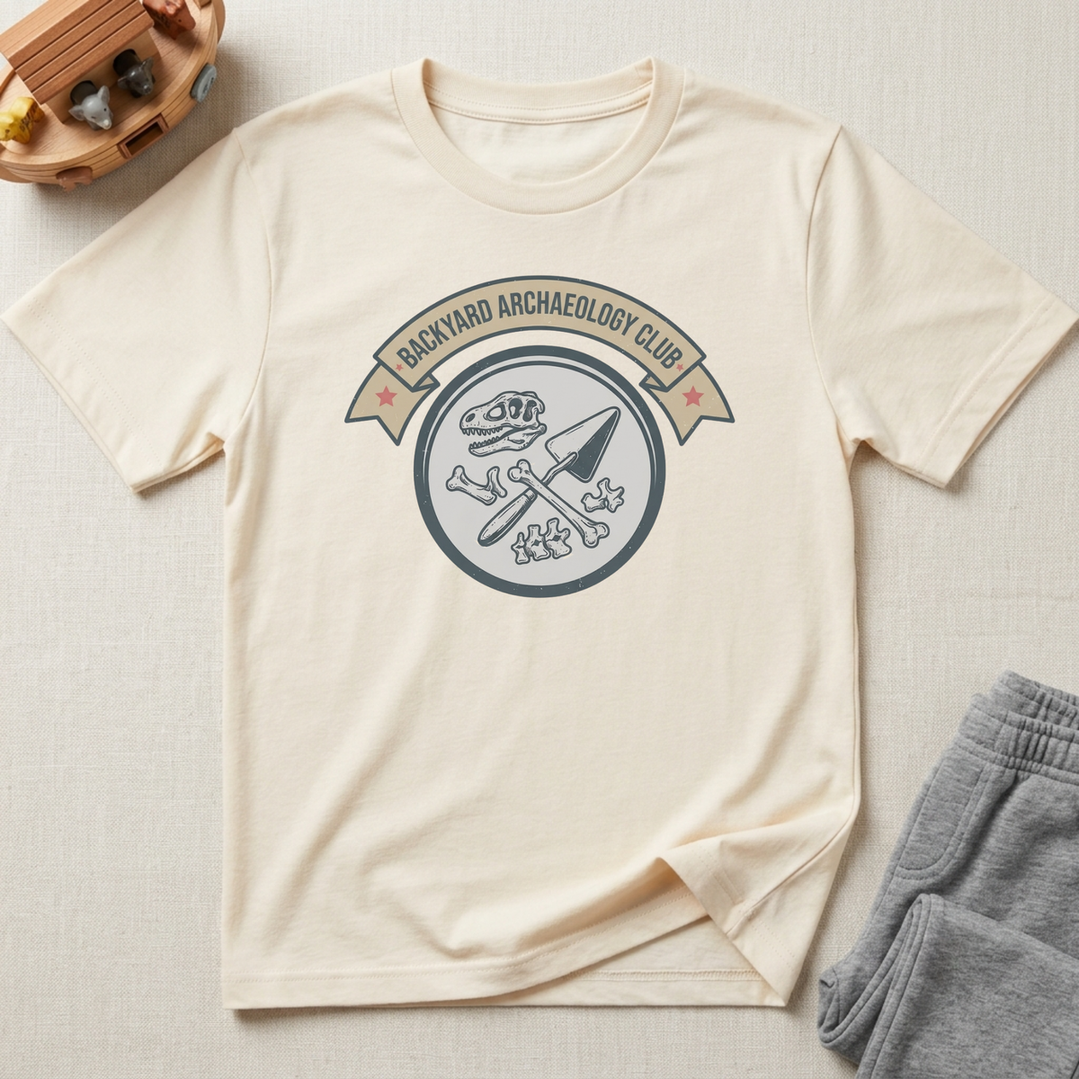 Kids Backyard Archaeology Shirt