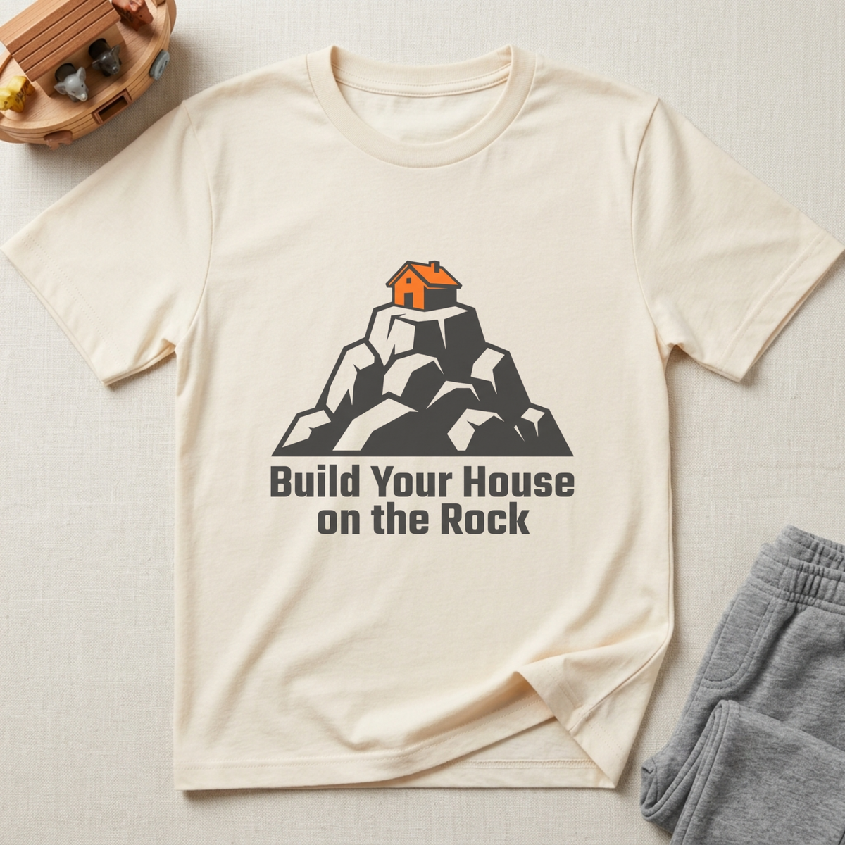 Build Your House on the Rock Kids T-Shirt