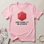 Critically Blessed Kids Christian Gamer Shirt