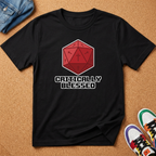 Critically Blessed Kids Christian Gamer Shirt