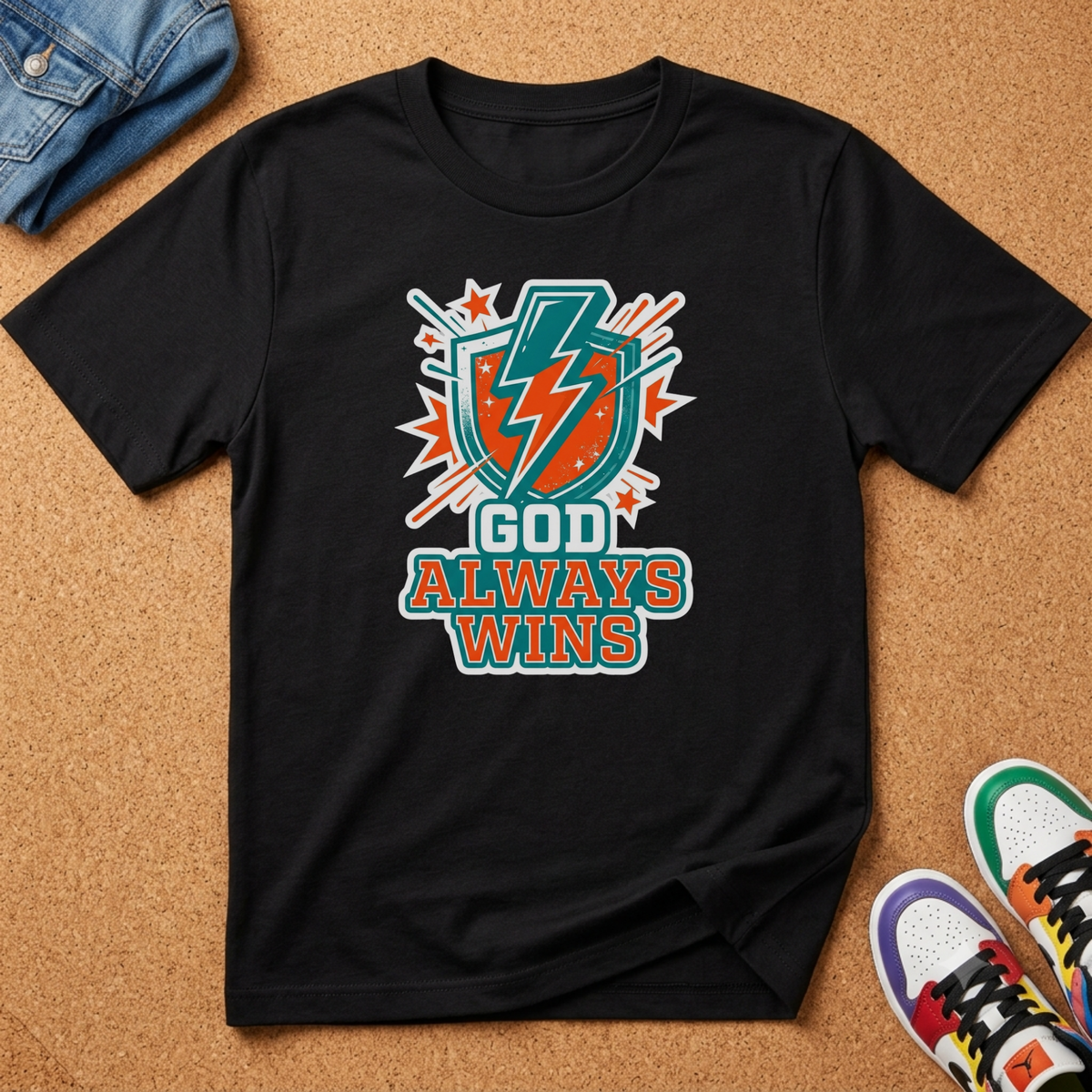 God Always Wins Kids Shirt