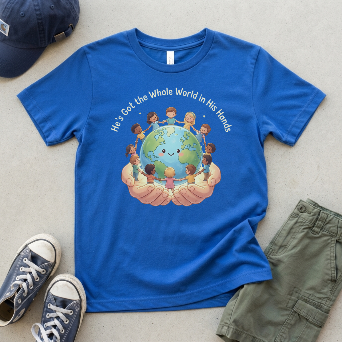He's Got the Whole World in His Hands Toddler Shirt