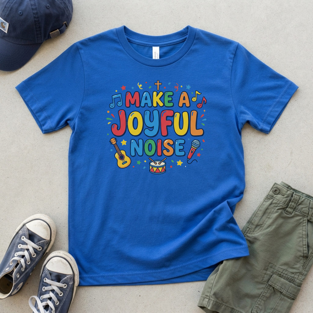 Make a Joyful Noise Toddler Christian Shirt