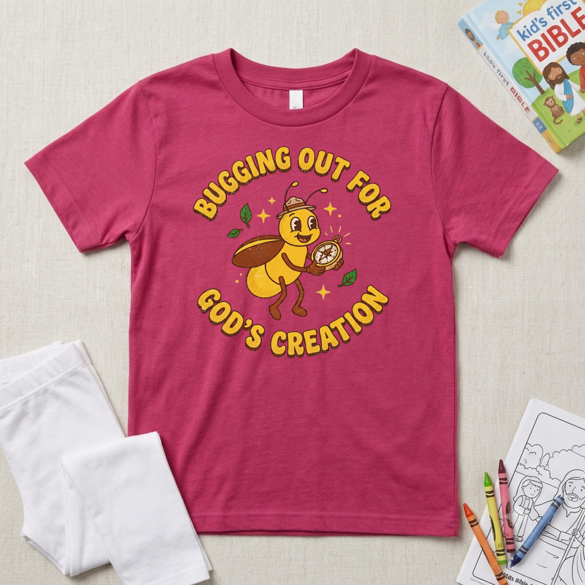 Bugging Out for God's Creation Kids Shirt