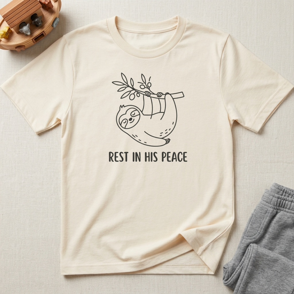 Rest in His Peace Kids Christian Shirt
