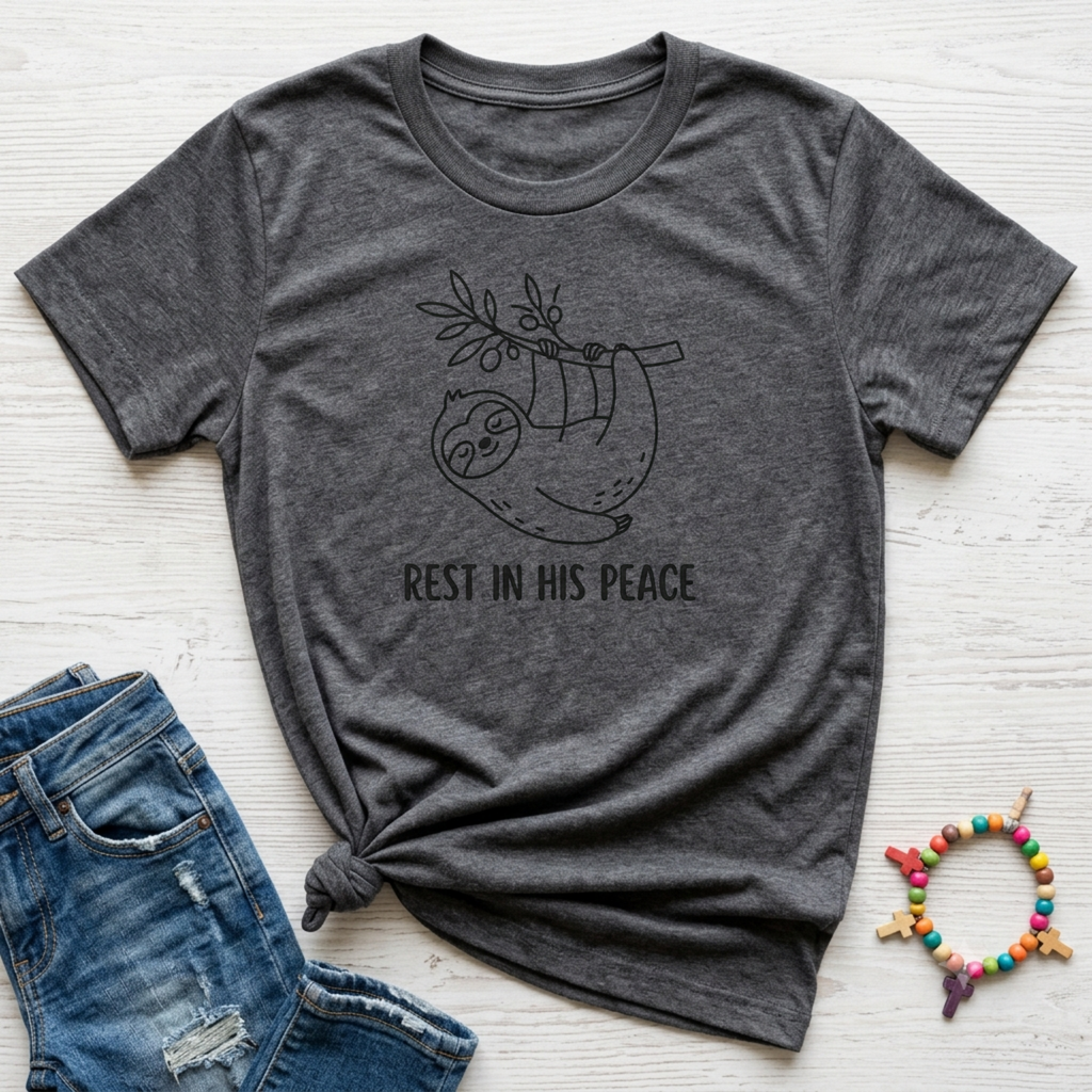 Rest in His Peace Kids Christian Shirt