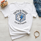 Kids Christian Basketball Shirt – Faith & Focus