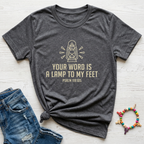 Your Word Is a Lamp to My Feet Kids Christian Shirt
