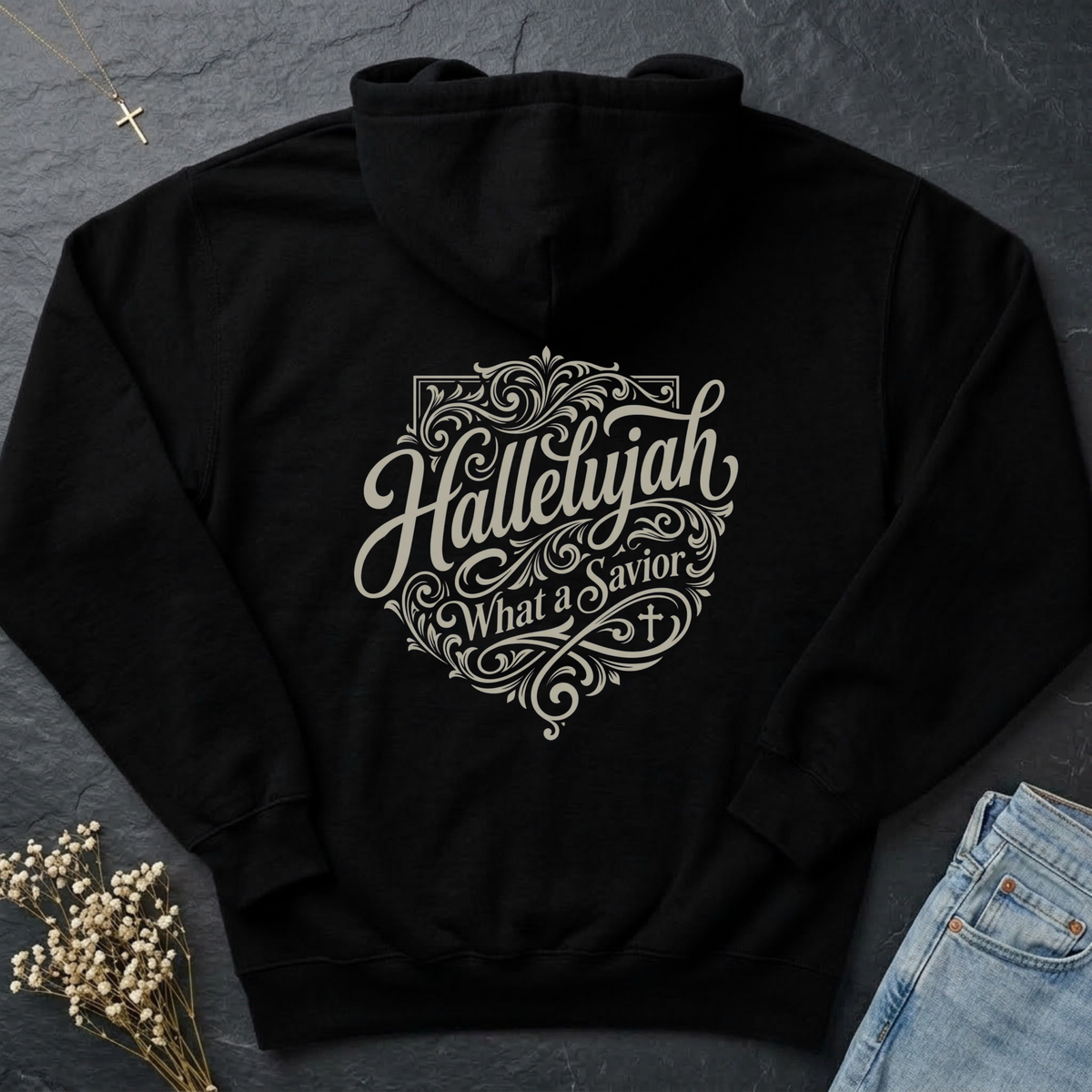What a Savior Christian Hoodie