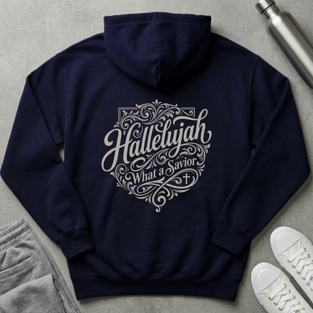 What a Savior Christian Hoodie