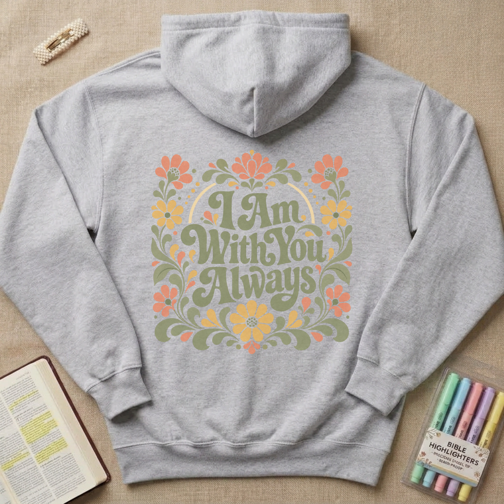 I Am With You Always Christian Hoodie
