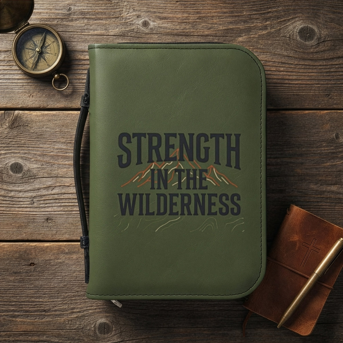 Strength in the Wildnerness Bible Cover