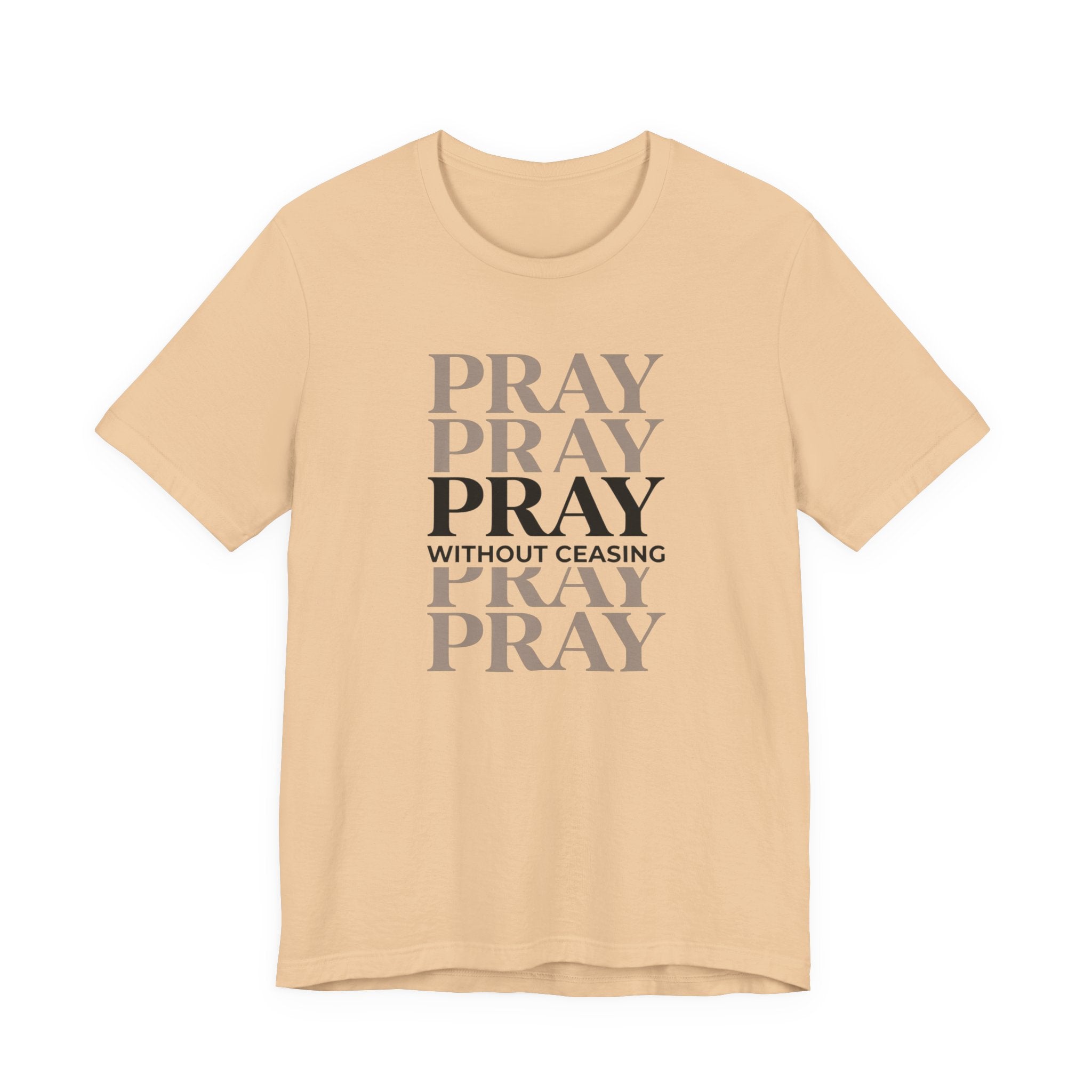 Pray Without Ceasing Minimalist Tee